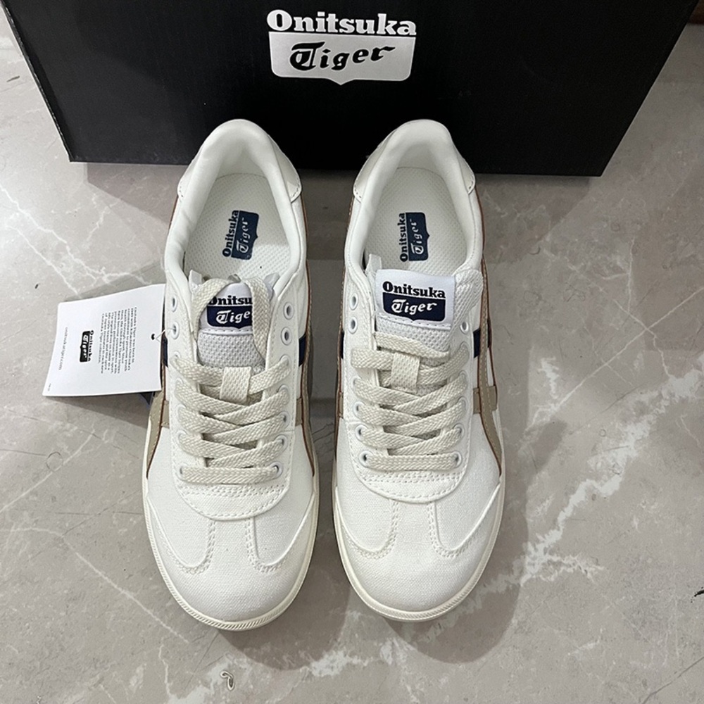 Onitsuka Tiger White Canvas Sneakers